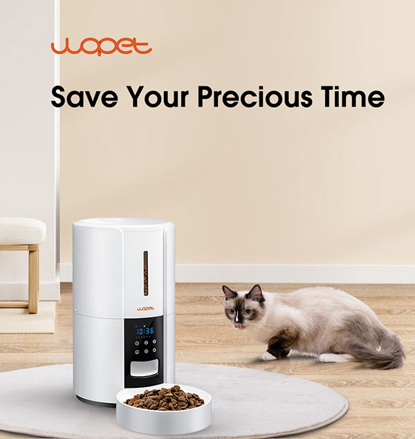 wopet castle pet automatic feeder
