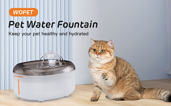 wopet cat water fountain