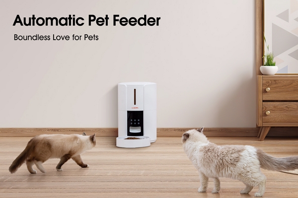 wopet castle automatic pet feeder