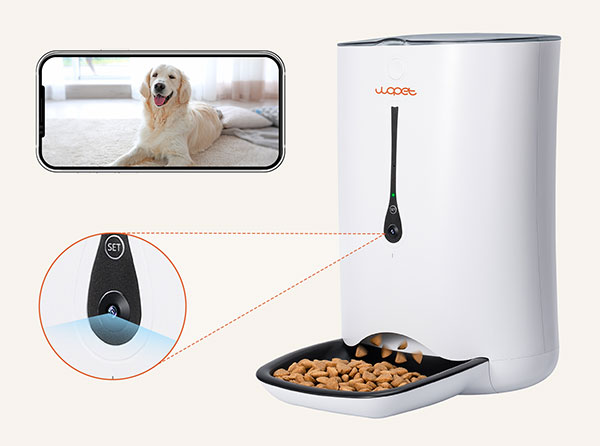 wopet automatic pet feeder app control