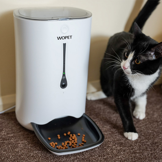 wopet wifi automatic pet feeder