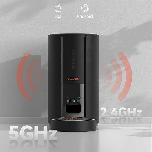wopet wifi feeder supports 5g and 2.4g