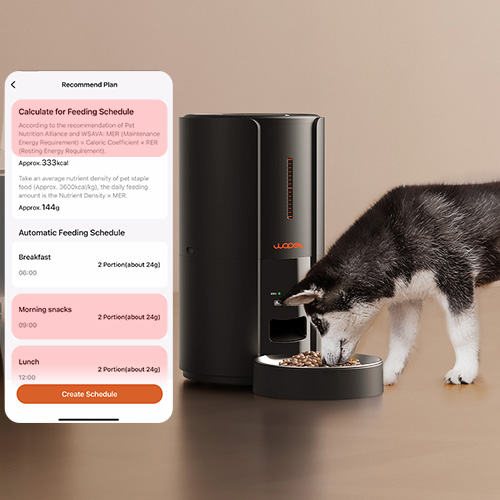 WOpet Castle WiFi Pet Feeder Timed Cat Feeder with App Control