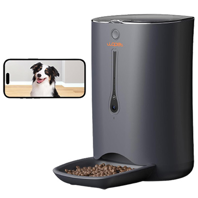 wopet automatic pet feeder with camera