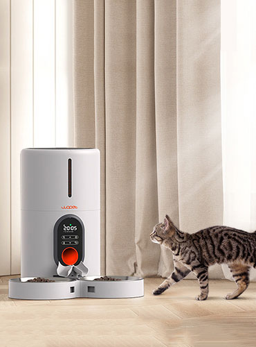 WOpet Automatic Cat Feeder for Two Cats