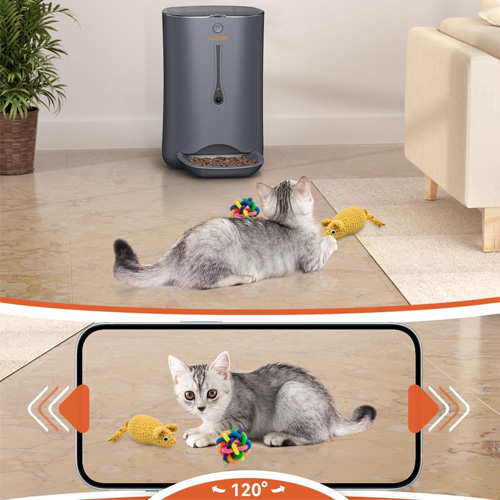 WOpet WiFi Automatic Cat Feeder with Camera