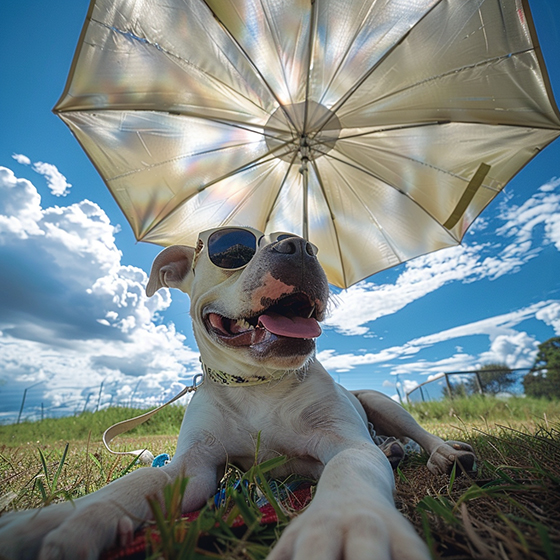 create a cool shelter for your pet