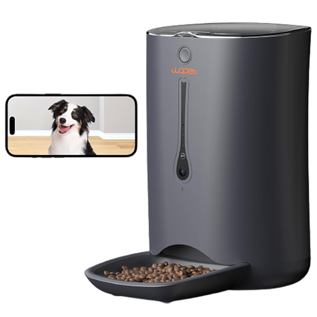 WOPET WOPETWiFi Automatic Cat Feeder with Camera Dog Food Dispenser Pioneer Plus