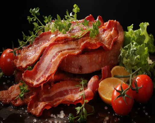 Grilled bacon