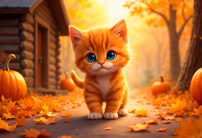 Cartoon cat