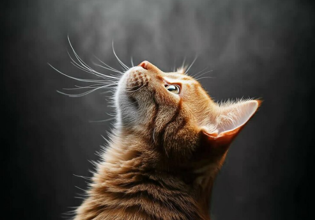 cat wondering