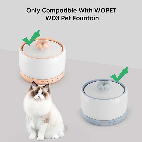 Replacement Filters For Ceramic Pet Fountain W03 Model