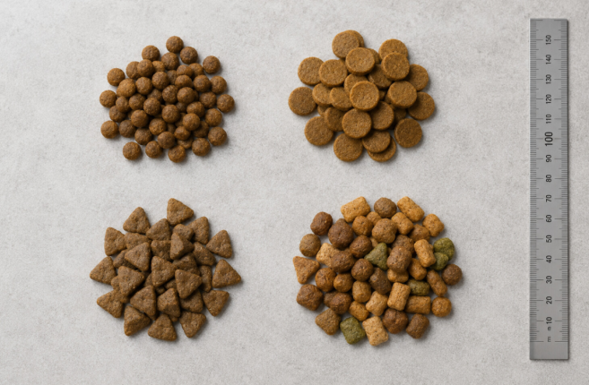 automatic feeder kibble size