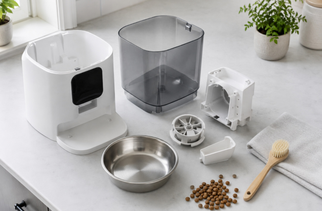 automatic feeder kibble size
