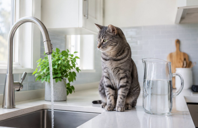Is Tap Water Safe for Cats? Filtered vs. Bottled Water