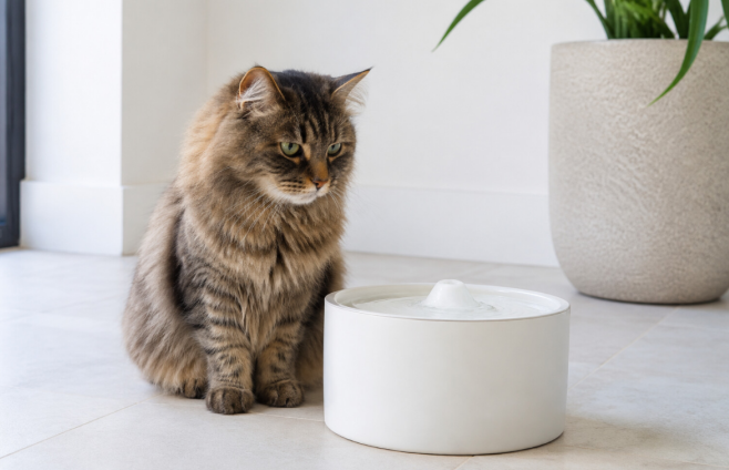 How to Keep Cat Hair Out of a Water Fountain