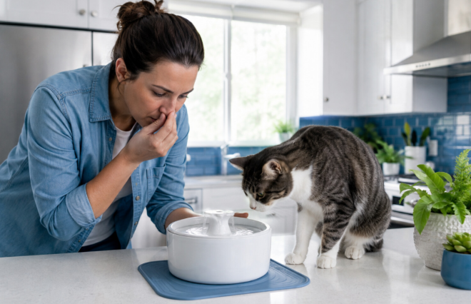 Why Does My Cat Water Fountain Smell Bad?