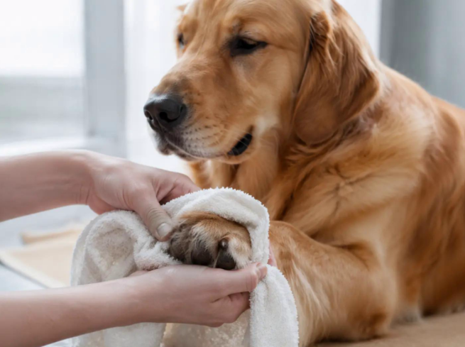 How to Clean Your Dog’s Paws After a Walk