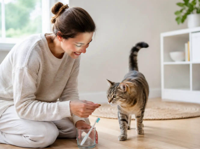How to Brush a Cat's Teeth Without Stress