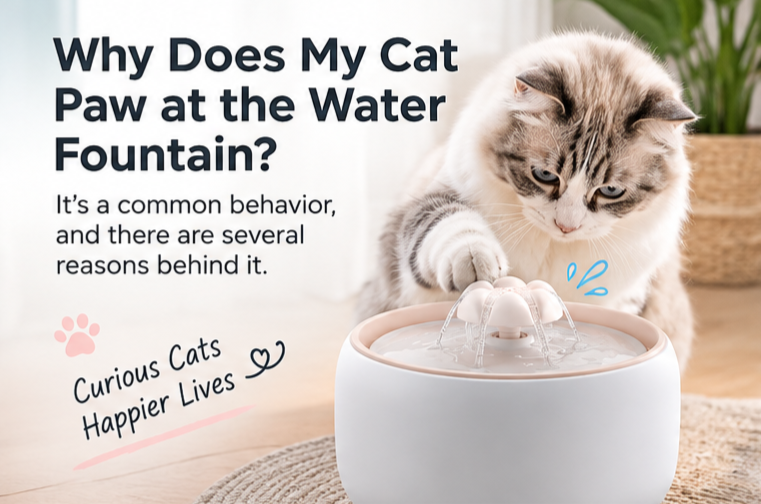 Why Does My Cat Paw at the Water Fountain