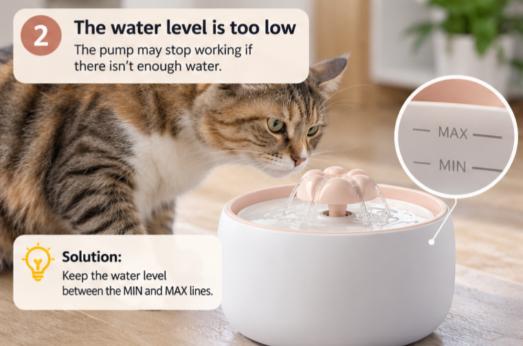 Why Does My Cat Water Fountain Stop Pumping