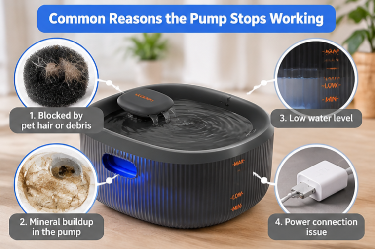 Why Is My Cat Water Fountain Pump Not Working
