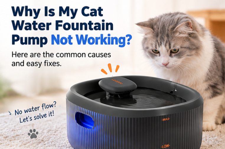 Why Is My Cat Water Fountain Pump Not Working?