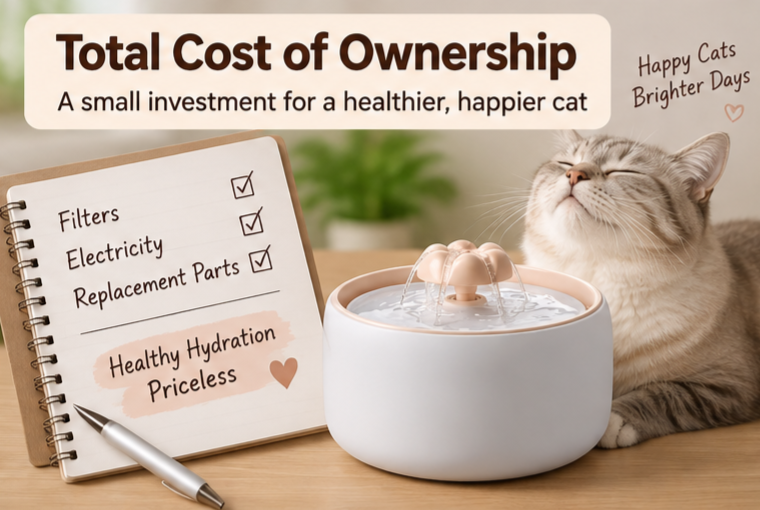 Cat Water Fountain Cost of Ownership