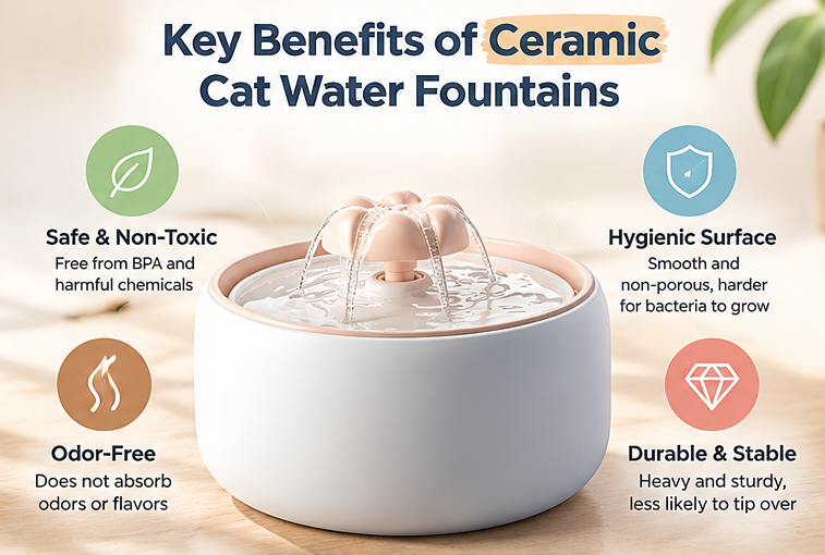 Is Ceramic a Good Material for Cat Water Fountains