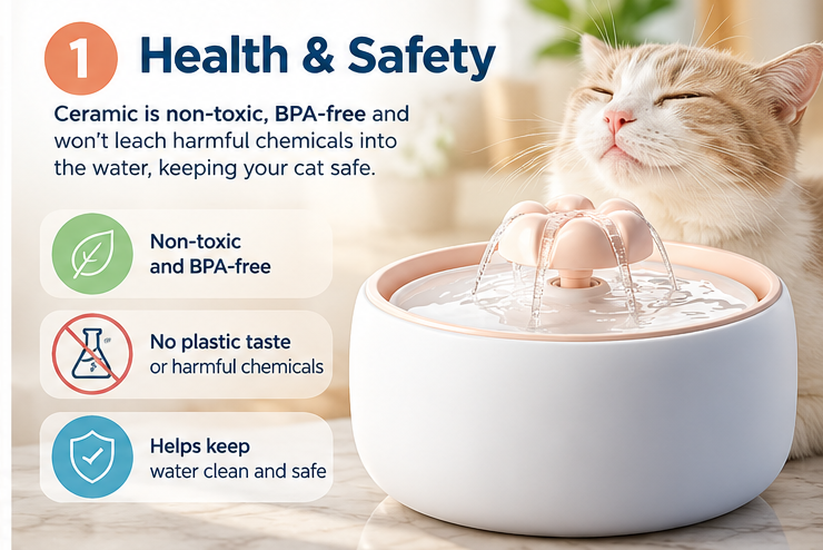 Why Does Cat Water Fountain Material Matter