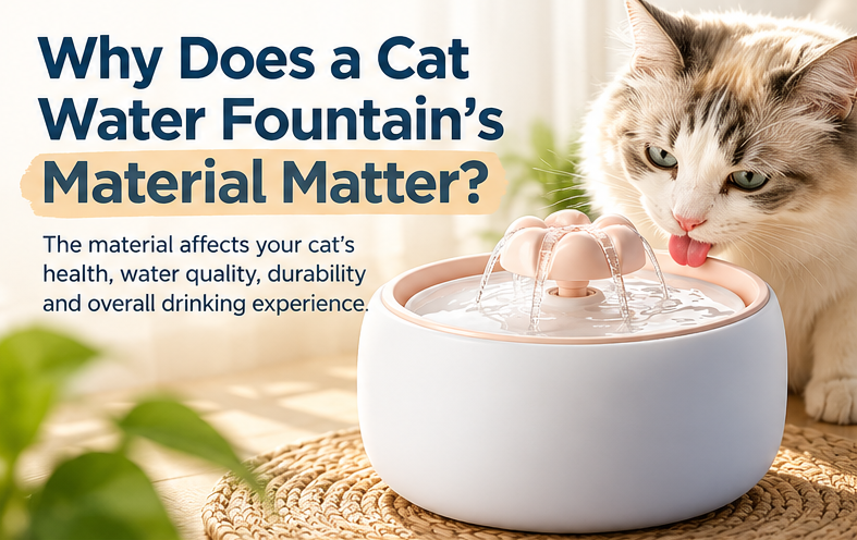 Why Does Cat Water Fountain Material Matter
