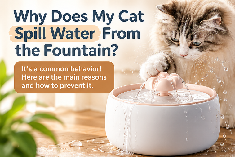 Why Does My Cat Spill Water From the Fountain