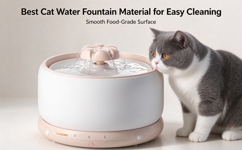 Best Cat Water Fountain Material for Easy Cleaning