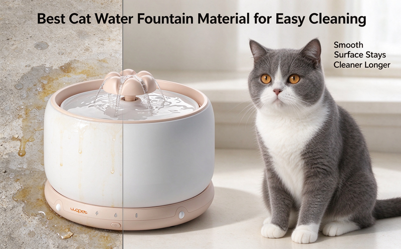 Best Cat Water Fountain Material for Easy Cleaning