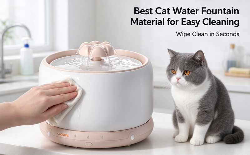 Best Cat Water Fountain Material for Easy Cleaning