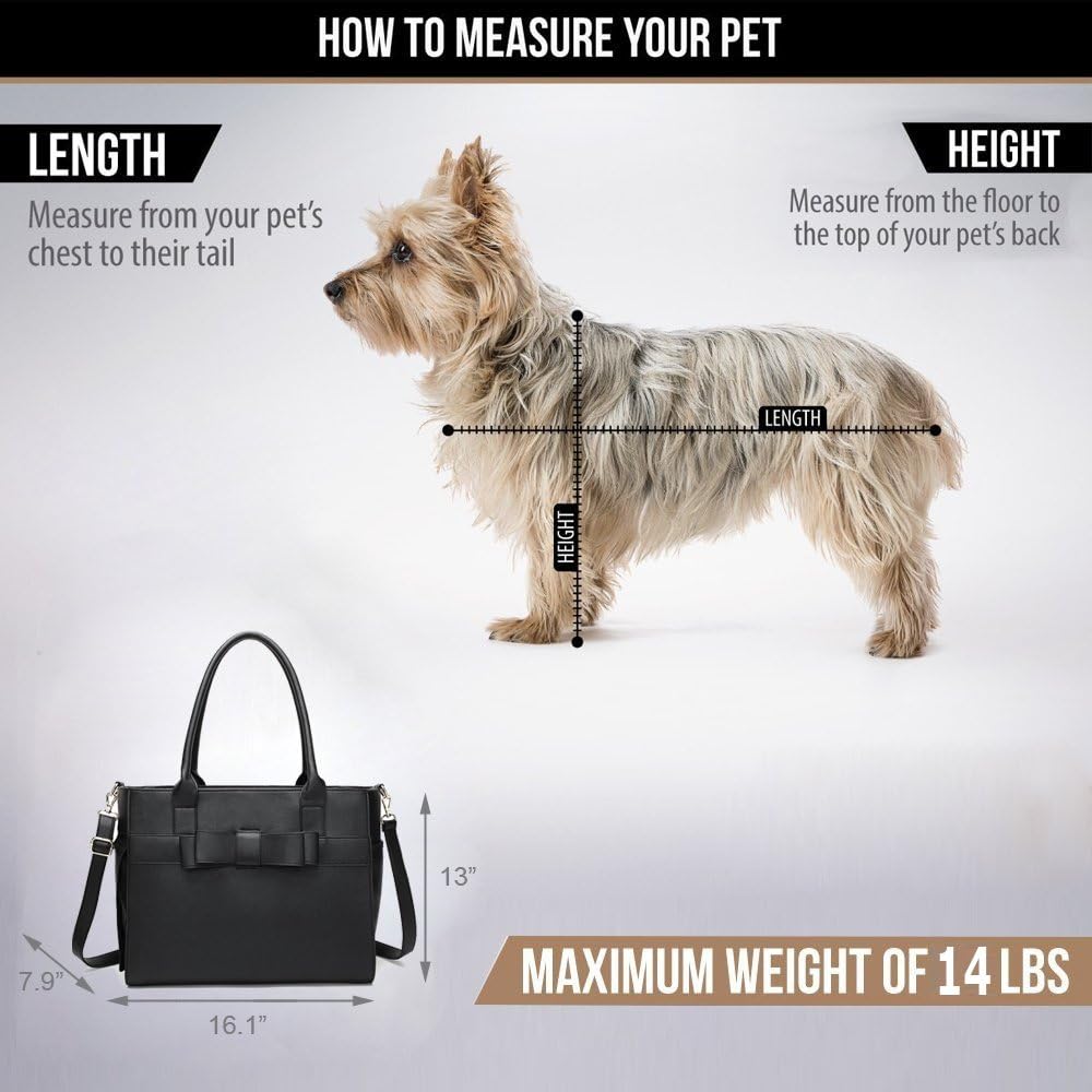 WOPET Fashion Pet Carrier Bag for Cats or Small Dogs