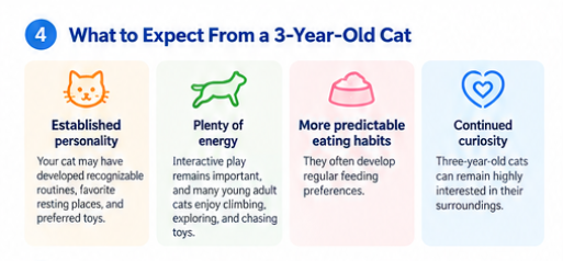 How Old Is 3 in Cat Years