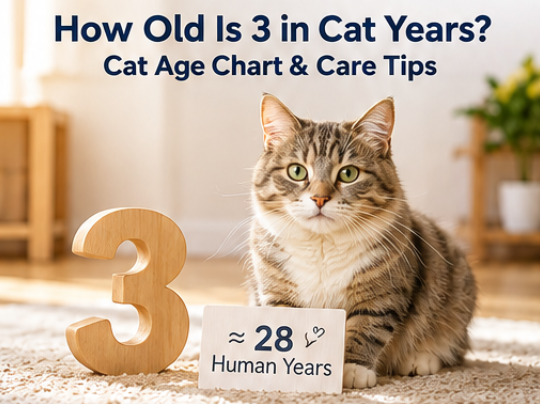 How Old Is 3 in Cat Years